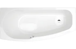 Bathrooms To Love Space Saver 0TH Bath (LH) 1690 x 495-690 x 510mm White