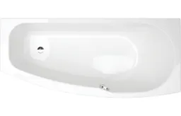Bathrooms To Love Space Saver 0TH Bath (RH) 1690 x 495-690 x 510mm White