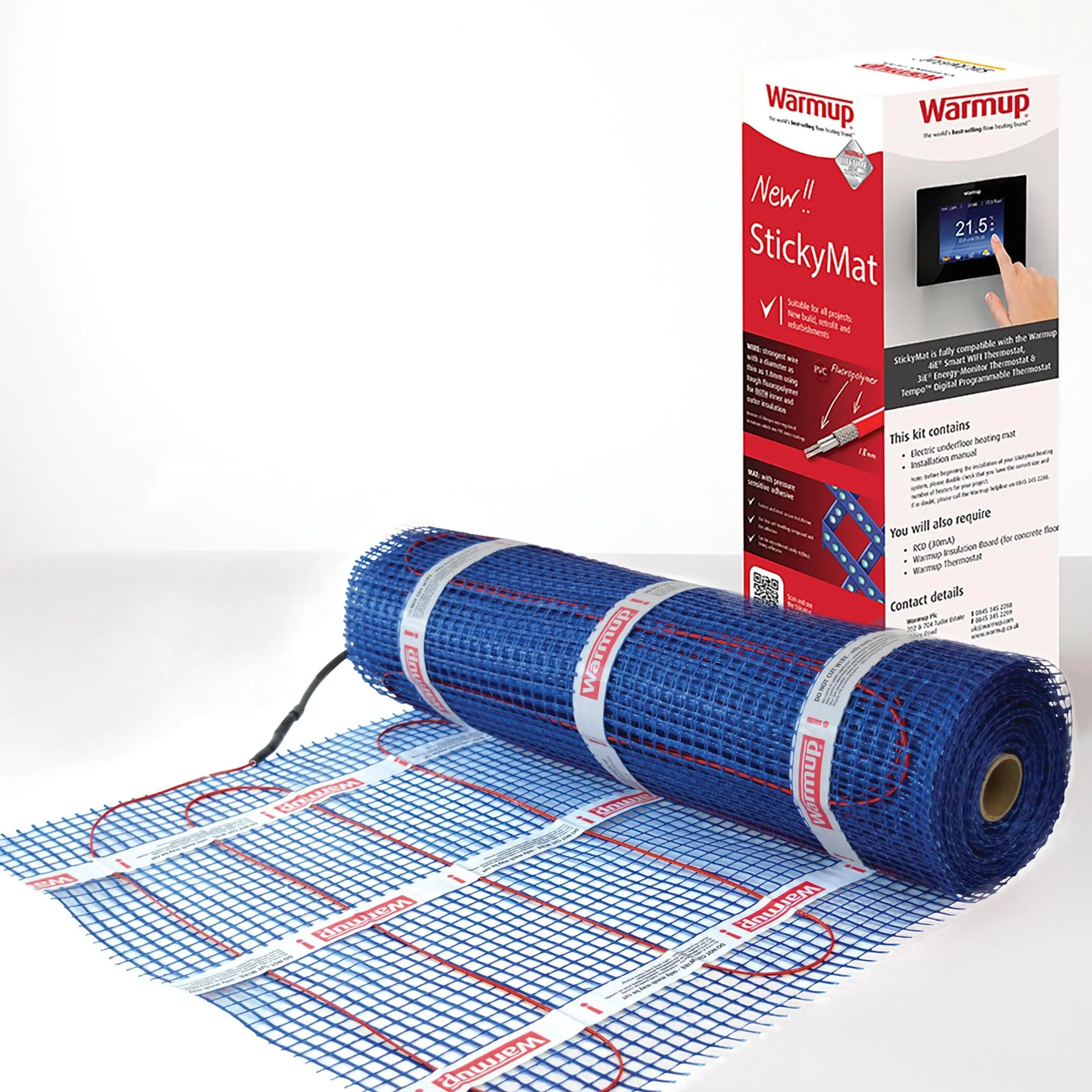 Warmup StickyMat Underfloor Heating System 200W/m² - 4m²