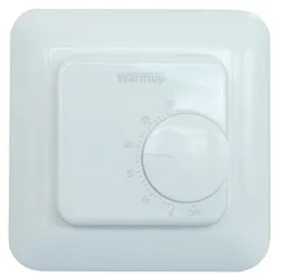 Warmup Manual Thermostatic Controller White