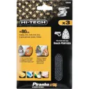 Black and Decker Piranha Hi Tech Quick Fit Multi Sander Delta Sanding Sheets - 120g, Pack of 3