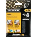 Black and Decker Piranha Hi Tech Quick Fit Mesh Mouse Sanding Sheets - 240g, Pack of 3