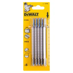 DeWalt T318A HSS Metal Cutting Jigsaw Blades - Pack of 5