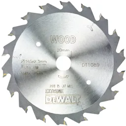 DeWalt Extreme Fast Ripping Saw Blades - 165mm, 18T, 20mm