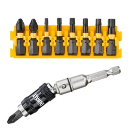 DeWalt 10 Piece Impact Screwdriver Angled Bit Holder Set