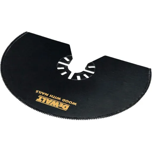 DeWalt DT20708 Wood Oscillating Multi Tool Segment Saw Blade - 100mm, Pack of 1