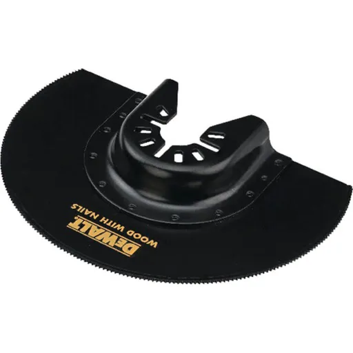 DeWalt DT20710 Flush Cut Plasterboard and Wood Oscillating Multi Tool Segment Saw Blade - 100mm, Pack of 1