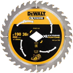 DeWalt XR Extreme Cordless Diamond Bore Saw Blade For DCS577 - 190mm, 36T, 30mm