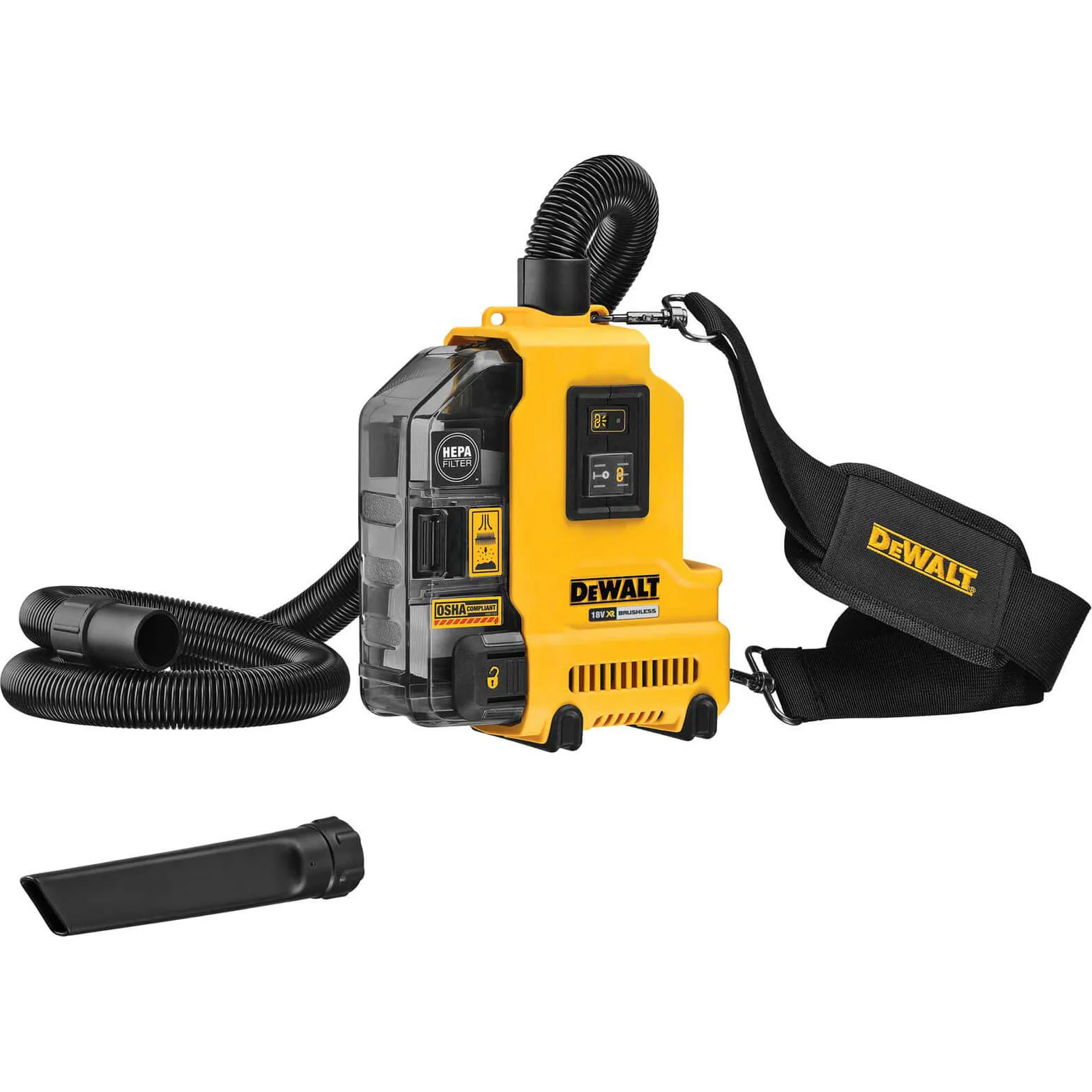 DeWalt DWH161N 18v XR Universal Cordless Dust Extractor - No Batteries, No Charger, No Case