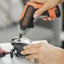 Black and Decker BCF611CK 3.6v Cordless Rapid Charge Screwdriver - 1 x 1.5ah Integrated Li-ion, Charger, Case & Accessories