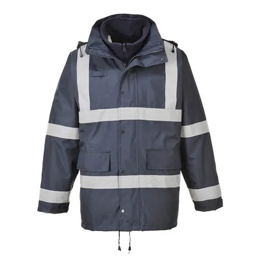 Portwest S431 Iona 3in1 Traffic Jacket - Navy, L