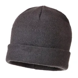 Portwest Insulatex Lined Knit Hat - Grey, One Size