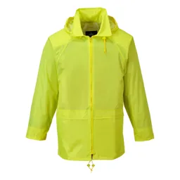 Classic Mens Rain Jacket - Yellow, L