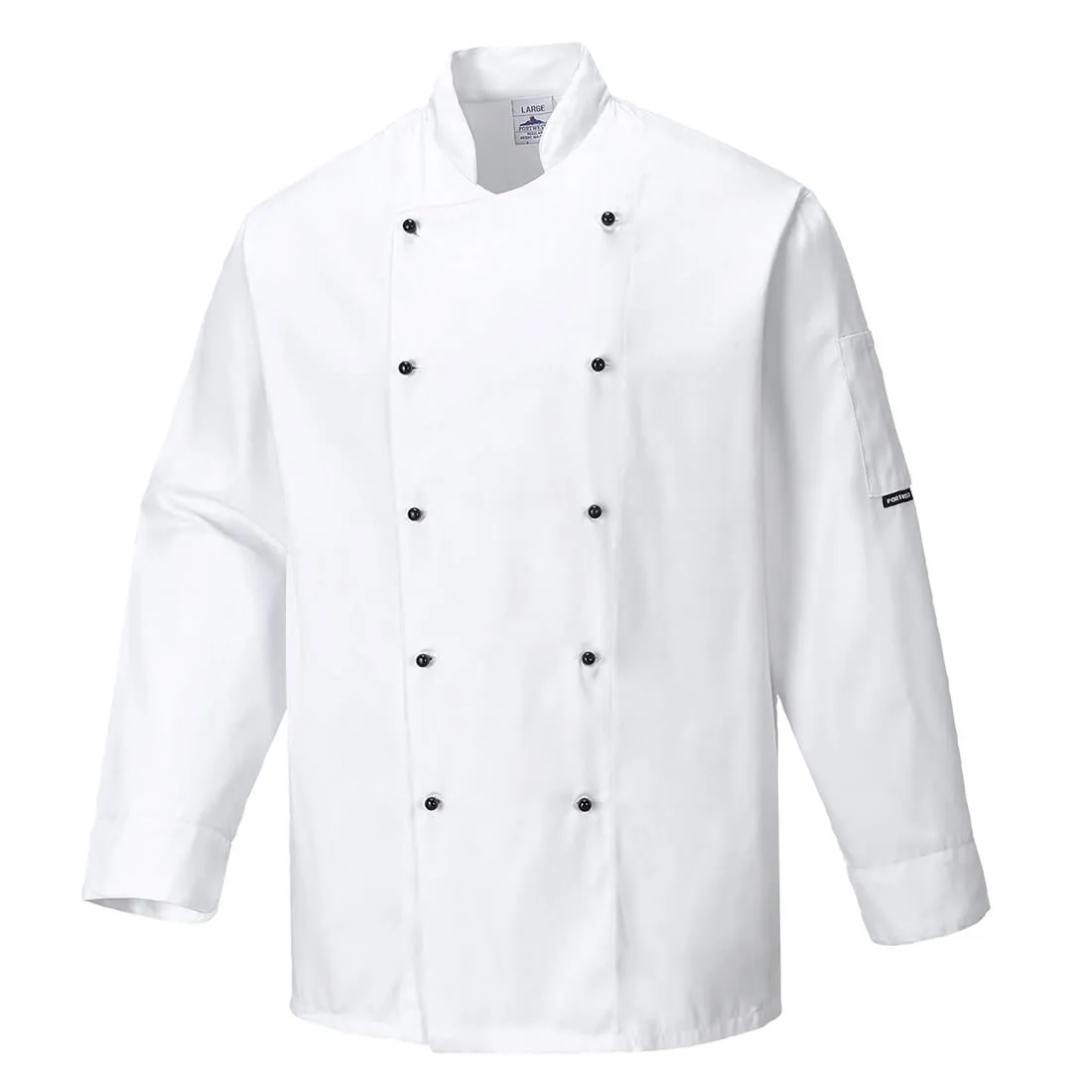 Portwest Unisex Somerset Chefs Jacket - White, L