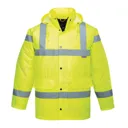Oxford Weave 300D Class 3 Hi Vis Breathable Jacket - Yellow, M