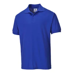 Portwest Naples Polo Shirt - Royal Blue, S