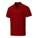 Portwest Naples Polo Shirt - Maroon, L
