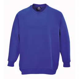 Portwest Mens Roma Sweatshirt - Royal Blue, S