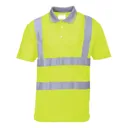 Portwest Mens Class 2 Hi Vis Polo Shirt - Yellow, 3XL