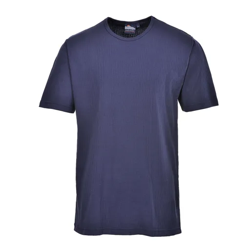 Portwest Thermal Short Sleeve T Shirt - Navy, L