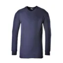 Portwest Thermal Long Sleeve T Shirt - Navy, M