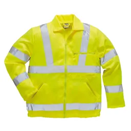 Portwest Class 3 Hi Vis Polycotton Jacket - Yellow, L