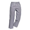 Portwest C079 Bromley Chef Trousers - Blue / White, 2XL, 33"