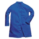 Portwest Mens Single Pocket Food Coat - Royal Blue, XL