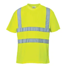 Hi Vis Mens Class 2 T Shirt - Yellow, L
