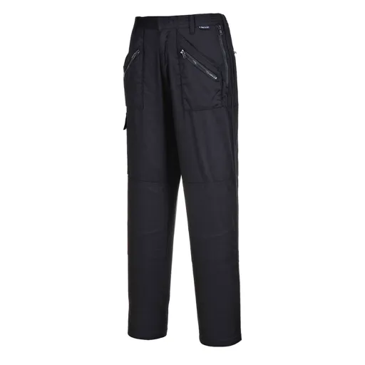 Portwest Ladies S687 Action Trousers - Black, Large, 31"