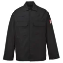 Biz Weld Mens Flame Resistant Jacket - Black, XL