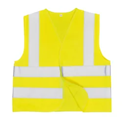 Portwest Junior Childrens Hi Vis Waistcoat - Yellow, M