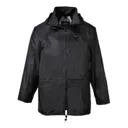 Classic Mens Rain Jacket - Black, XL