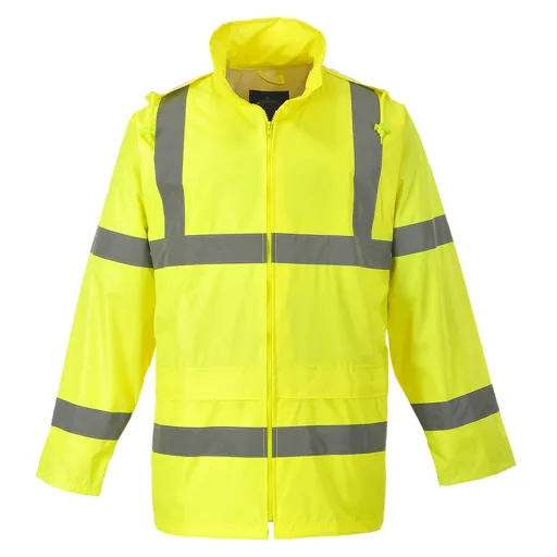Portwest Hi Vis Rain Jacket - Yellow, S