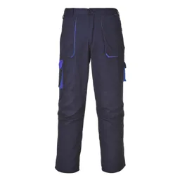 Portwest TX11 Texo Contrast Trouser - Navy Blue, Small, 31"