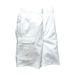 Portwest Painters Shorts - White, 2XL