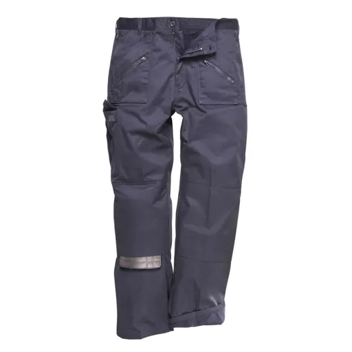 Portwest C387 Lined Action Trousers - Navy Blue, Large, 31"