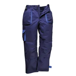 Portwest TX16 Contrast Lined Trousers - Navy, L