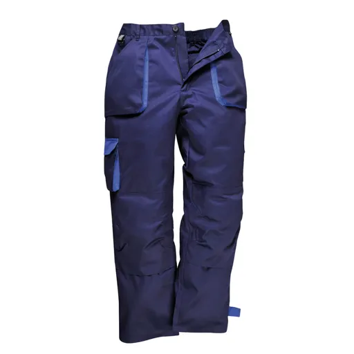 Portwest TX16 Contrast Lined Trousers - Navy, S