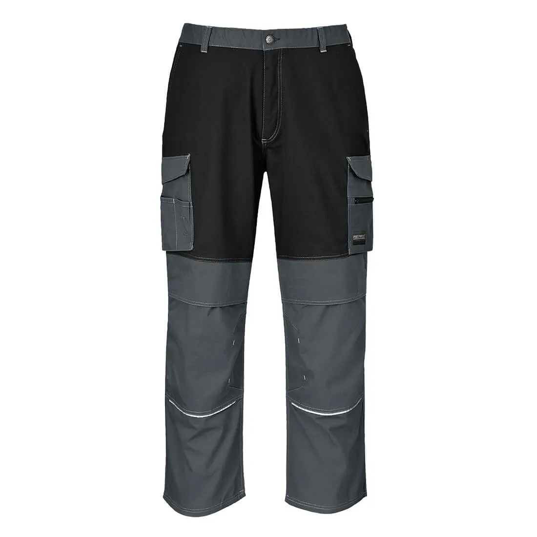 Portwest KS13 Granite Trousers - Grey / Black, Large, 31"
