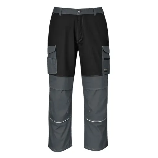 Portwest KS13 Granite Trousers - Grey / Black, Medium, 31"