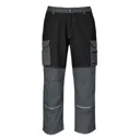 Portwest KS13 Granite Trousers - Grey / Black, Extra Large, 31"