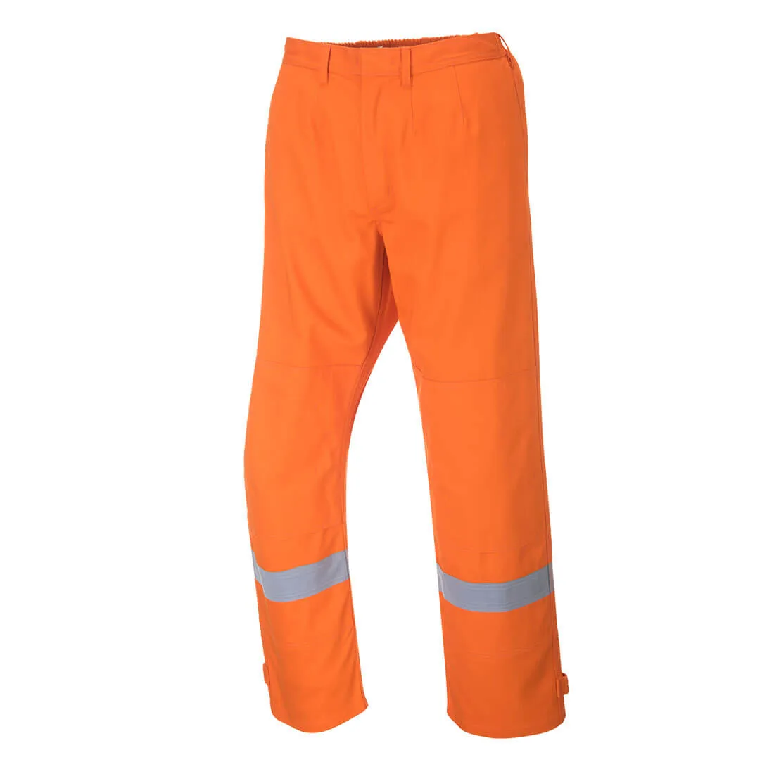 Biz Flame Plus Mens Flame Resistant Trousers - Orange, Large, 32"
