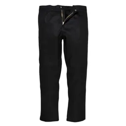 Biz Weld Mens Flame Resistant Trousers - Black, Medium, 32"