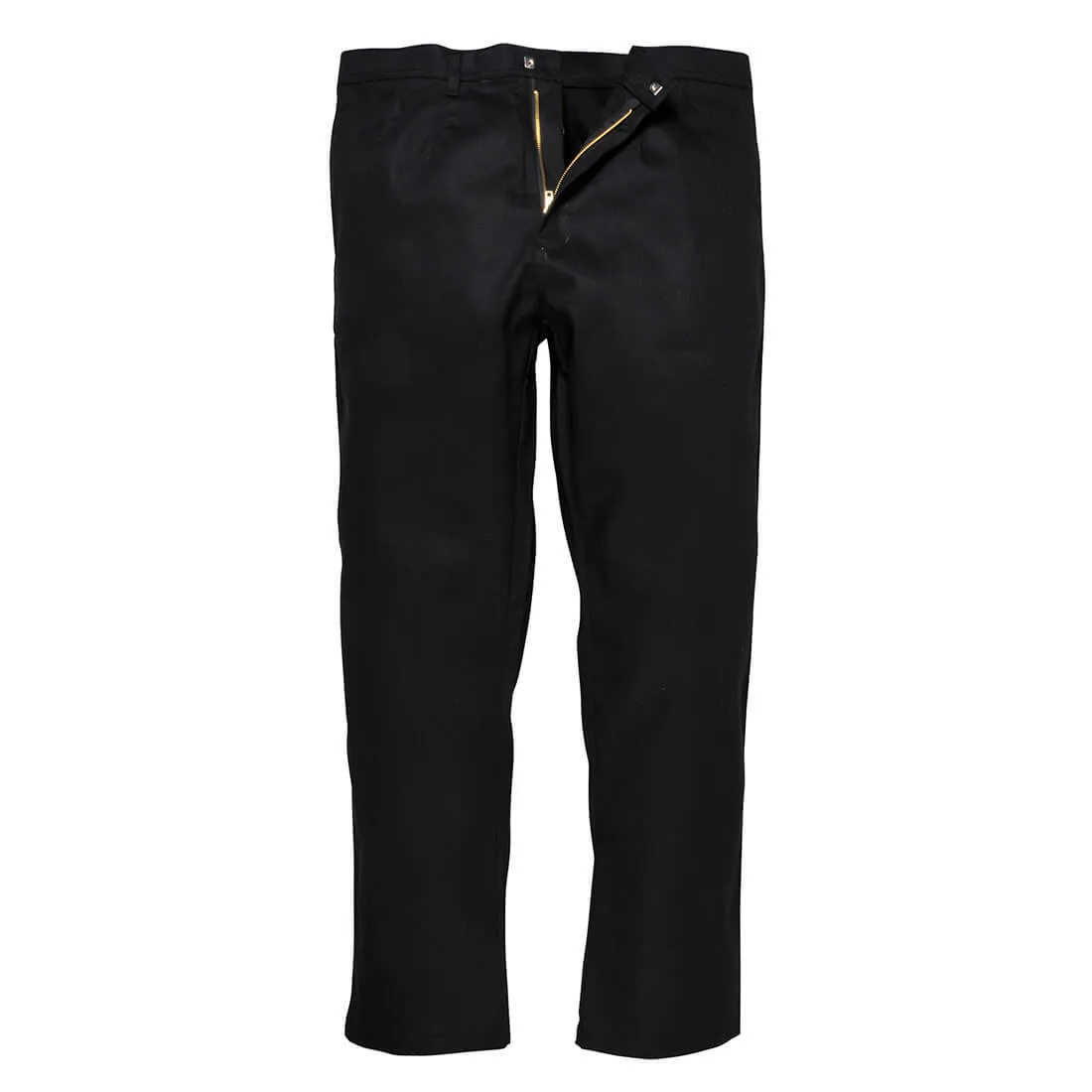Biz Weld Mens Flame Resistant Trousers - Black, Medium, 32"