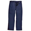 Biz Weld Mens Flame Resistant Trousers - Navy Blue, Medium, 34"