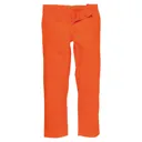 Biz Weld Mens Flame Resistant Trousers - Orange, Large, 32"