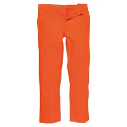 Biz Weld Mens Flame Resistant Trousers - Orange, Medium, 32"