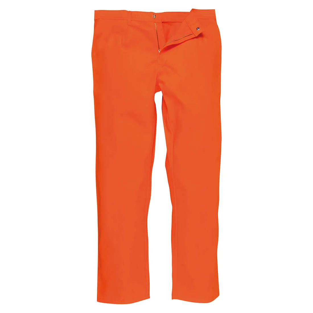 Biz Weld Mens Flame Resistant Trousers - Orange, Extra Large, 32"