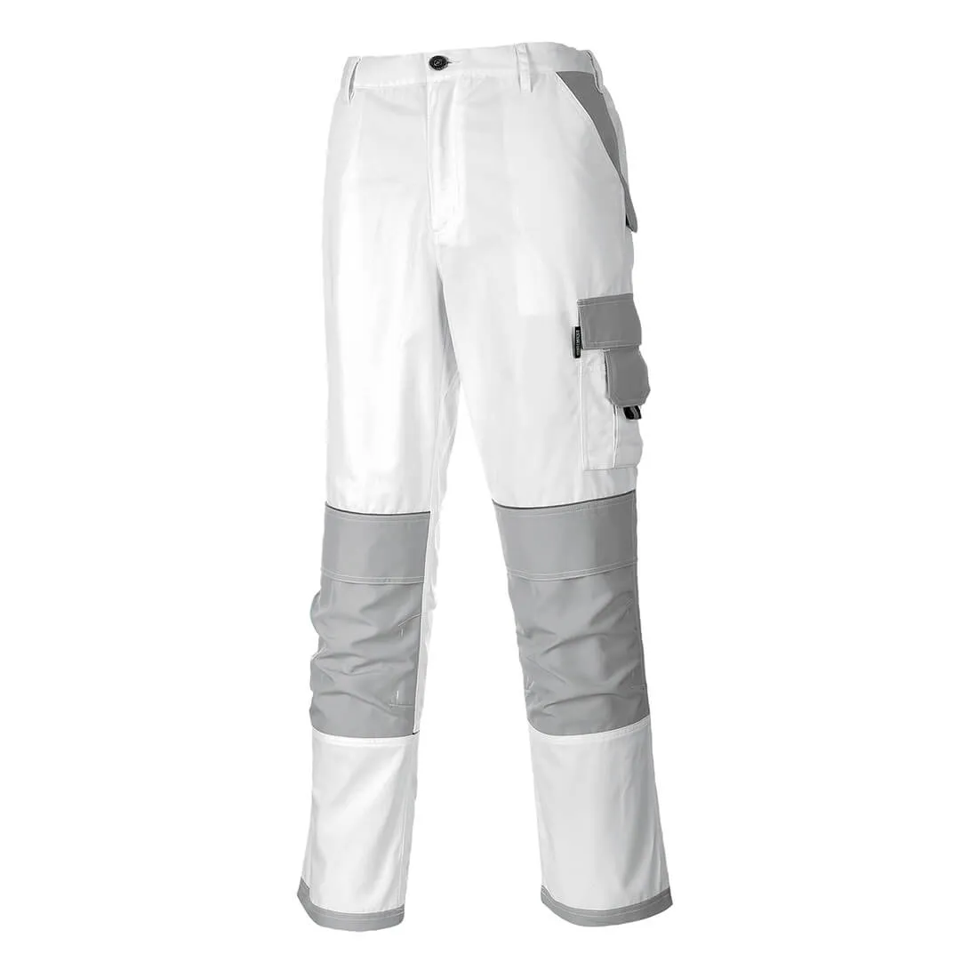 Portwest KS54 Painters Pro Trousers - White, Large, 31"